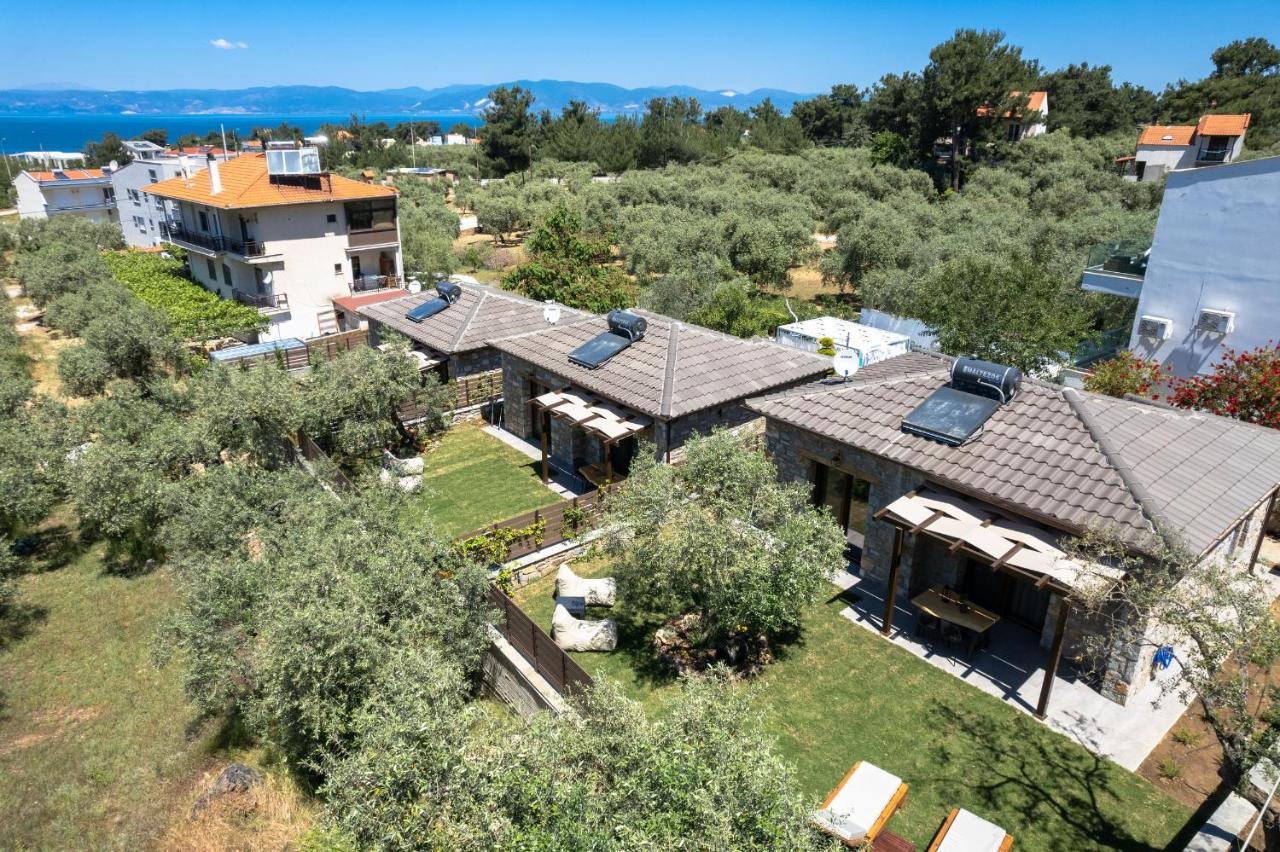 La Terra Petra Villa Skala Rachoni  ภายนอก รูปภาพ