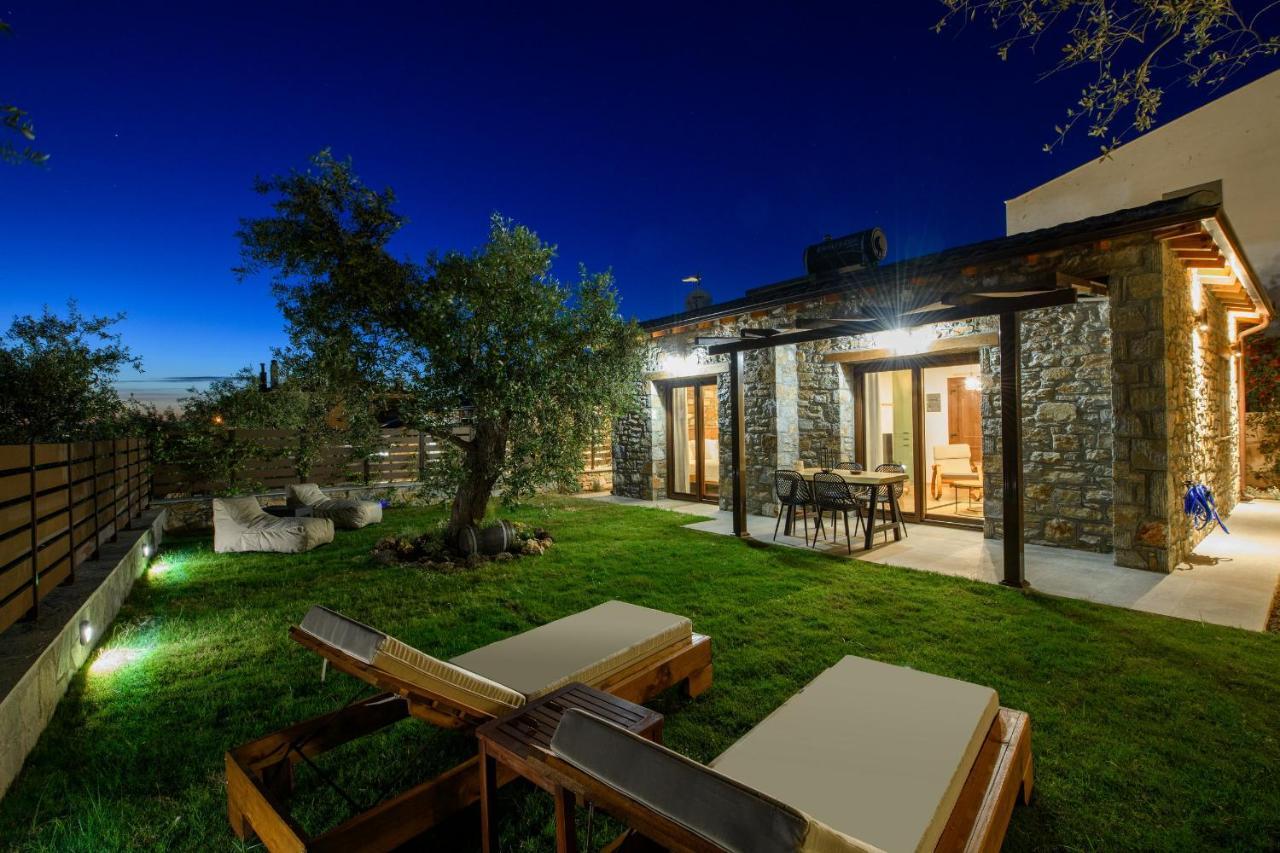 La Terra Petra Villa Skala Rachoni  ภายนอก รูปภาพ