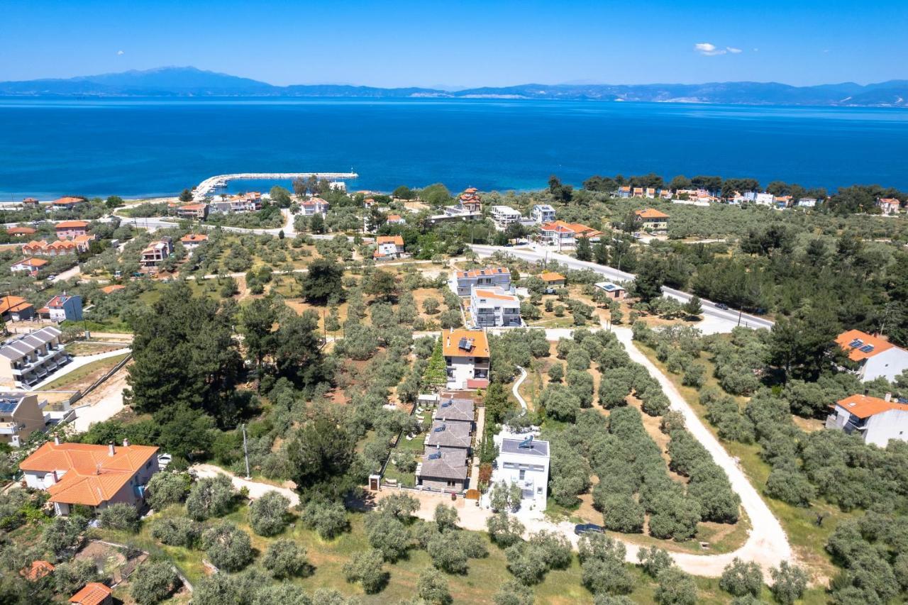 La Terra Petra Villa Skala Rachoni  ภายนอก รูปภาพ