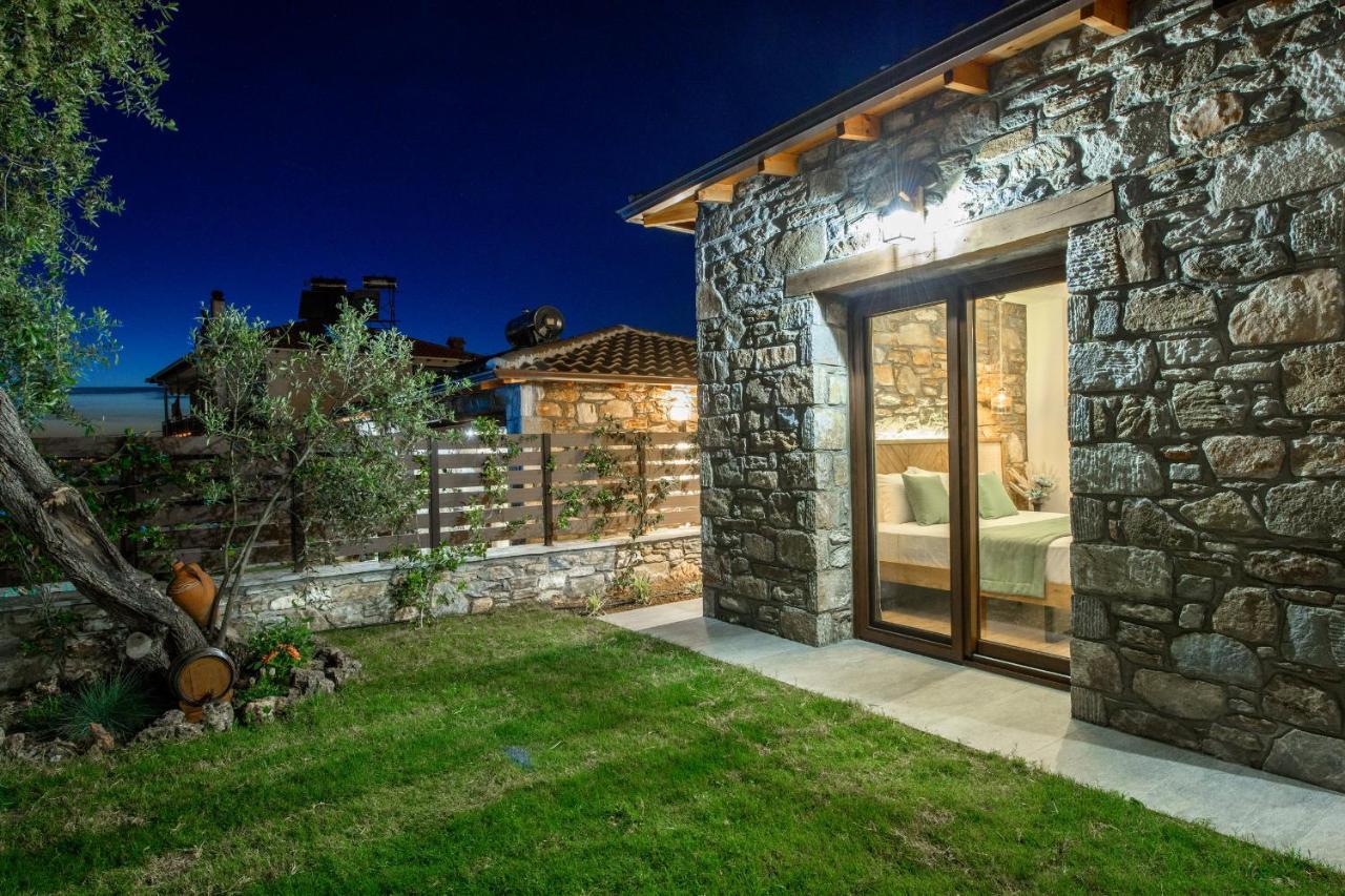 La Terra Petra Villa Skala Rachoni  ภายนอก รูปภาพ