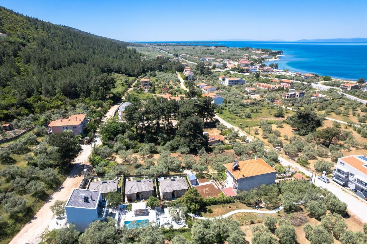 La Terra Petra Villa Skala Rachoni  ภายนอก รูปภาพ