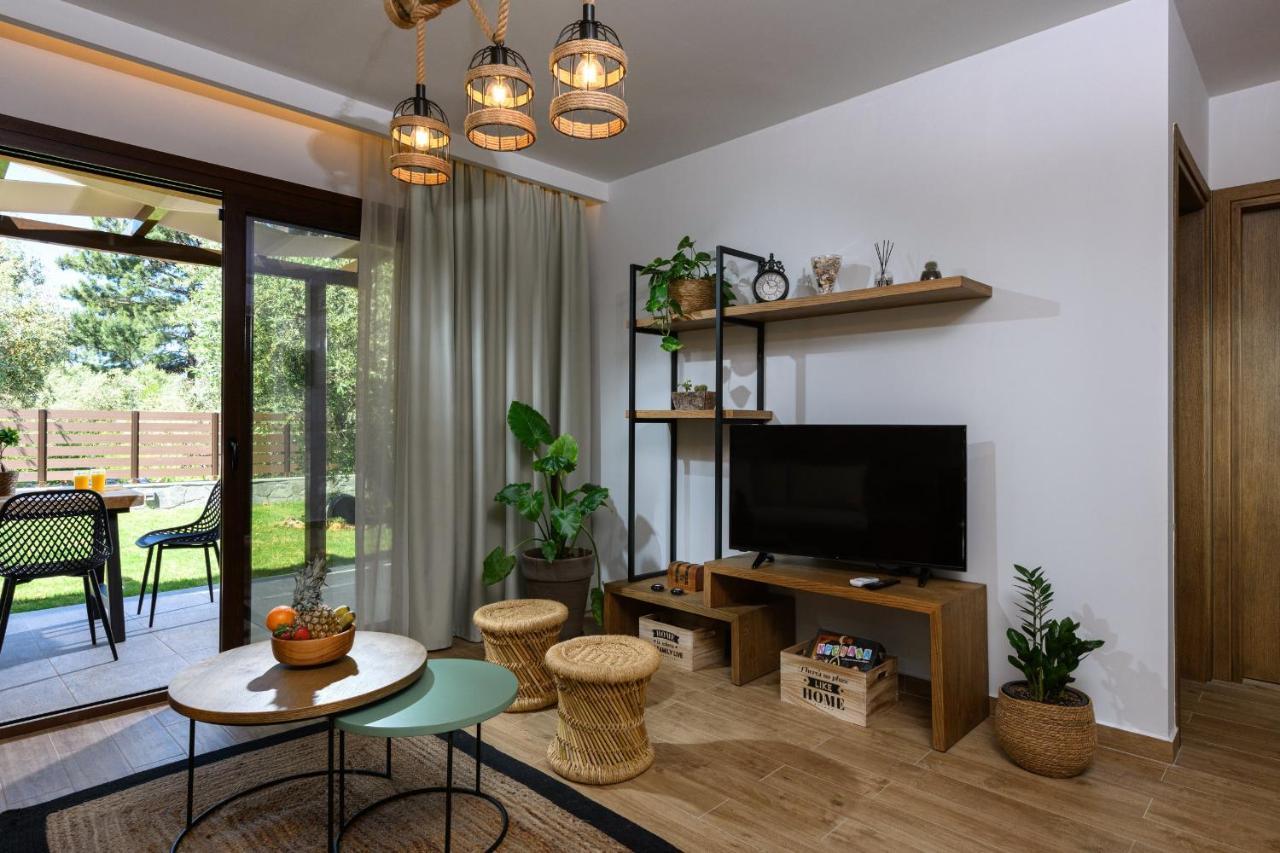La Terra Petra Villa Skala Rachoni  ภายนอก รูปภาพ
