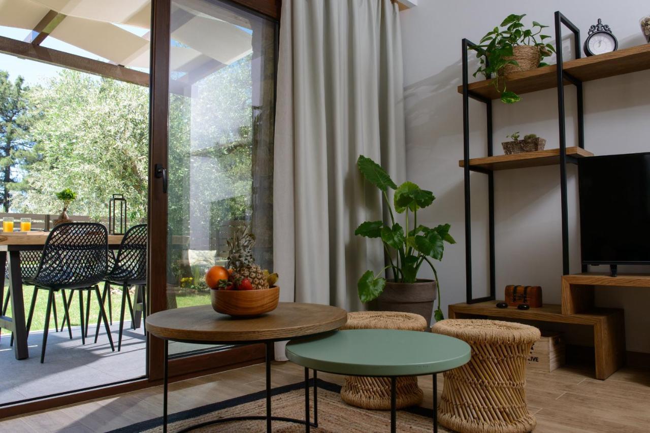 La Terra Petra Villa Skala Rachoni  ภายนอก รูปภาพ