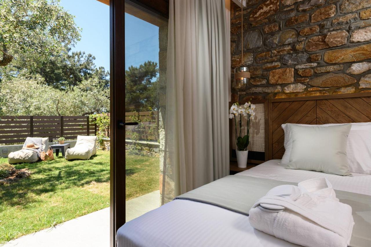 La Terra Petra Villa Skala Rachoni  ภายนอก รูปภาพ