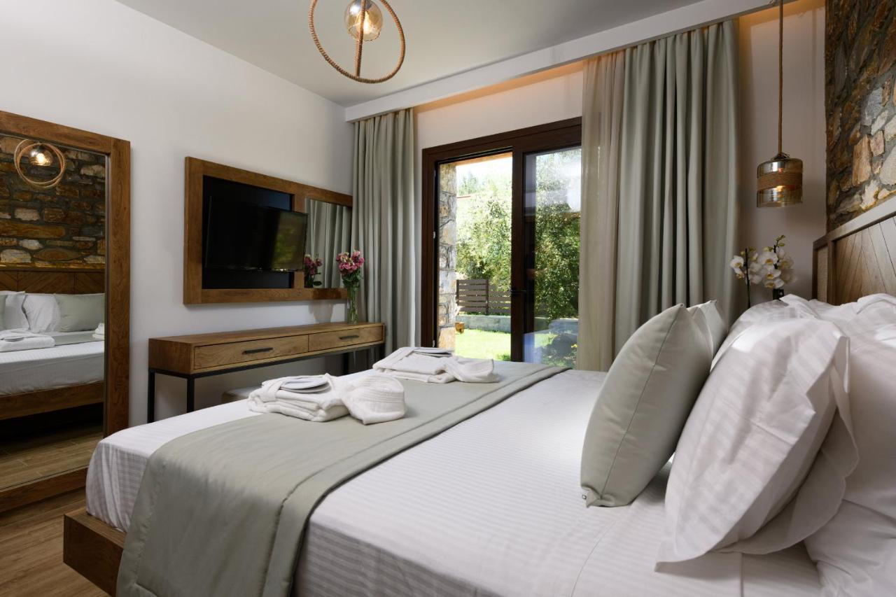 La Terra Petra Villa Skala Rachoni  ภายนอก รูปภาพ