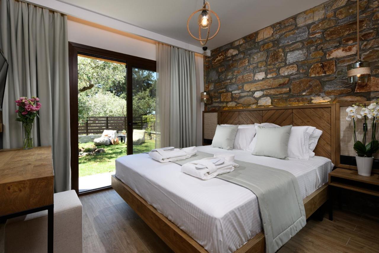 La Terra Petra Villa Skala Rachoni  ภายนอก รูปภาพ