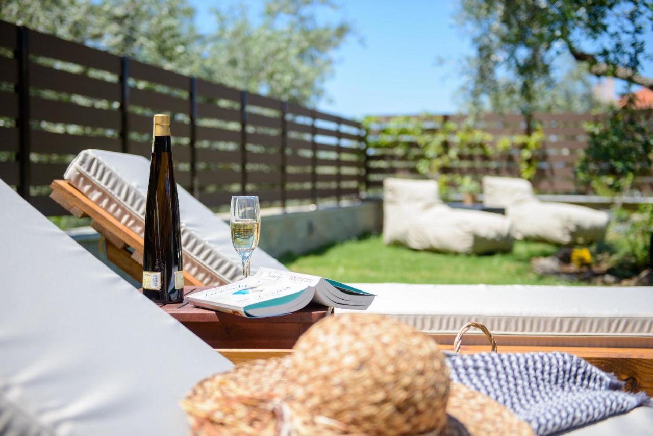 La Terra Petra Villa Skala Rachoni  ภายนอก รูปภาพ