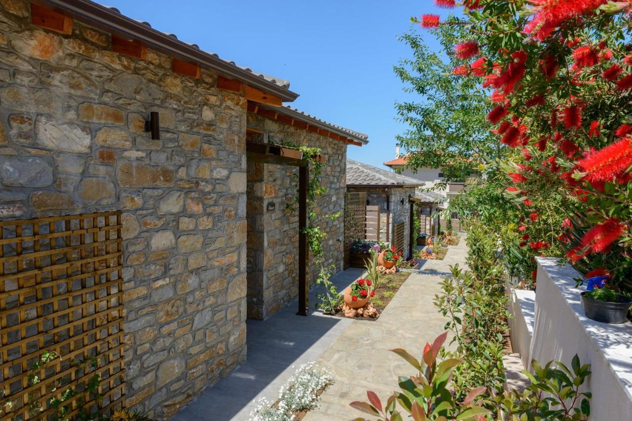 La Terra Petra Villa Skala Rachoni  ภายนอก รูปภาพ