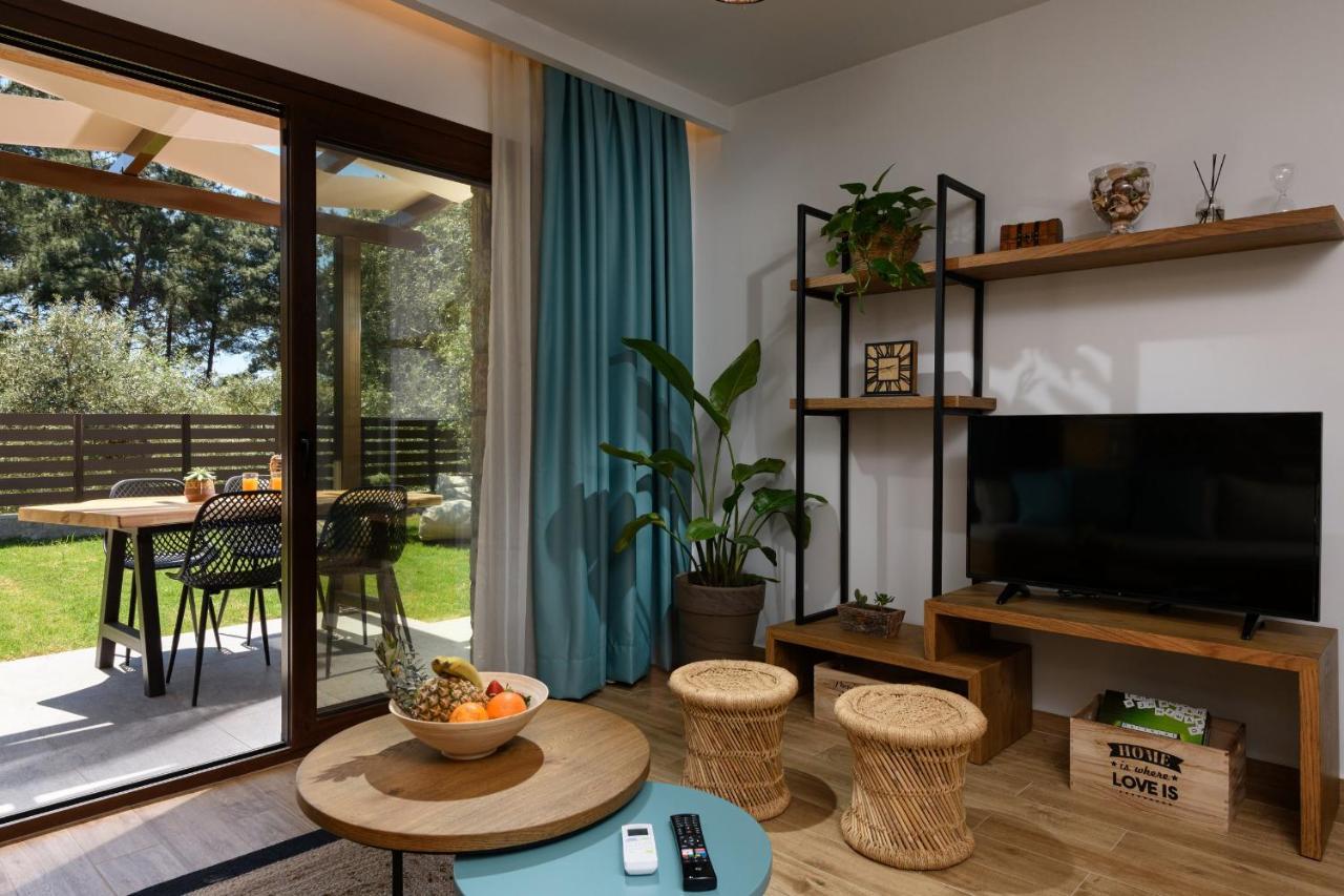 La Terra Petra Villa Skala Rachoni  ภายนอก รูปภาพ