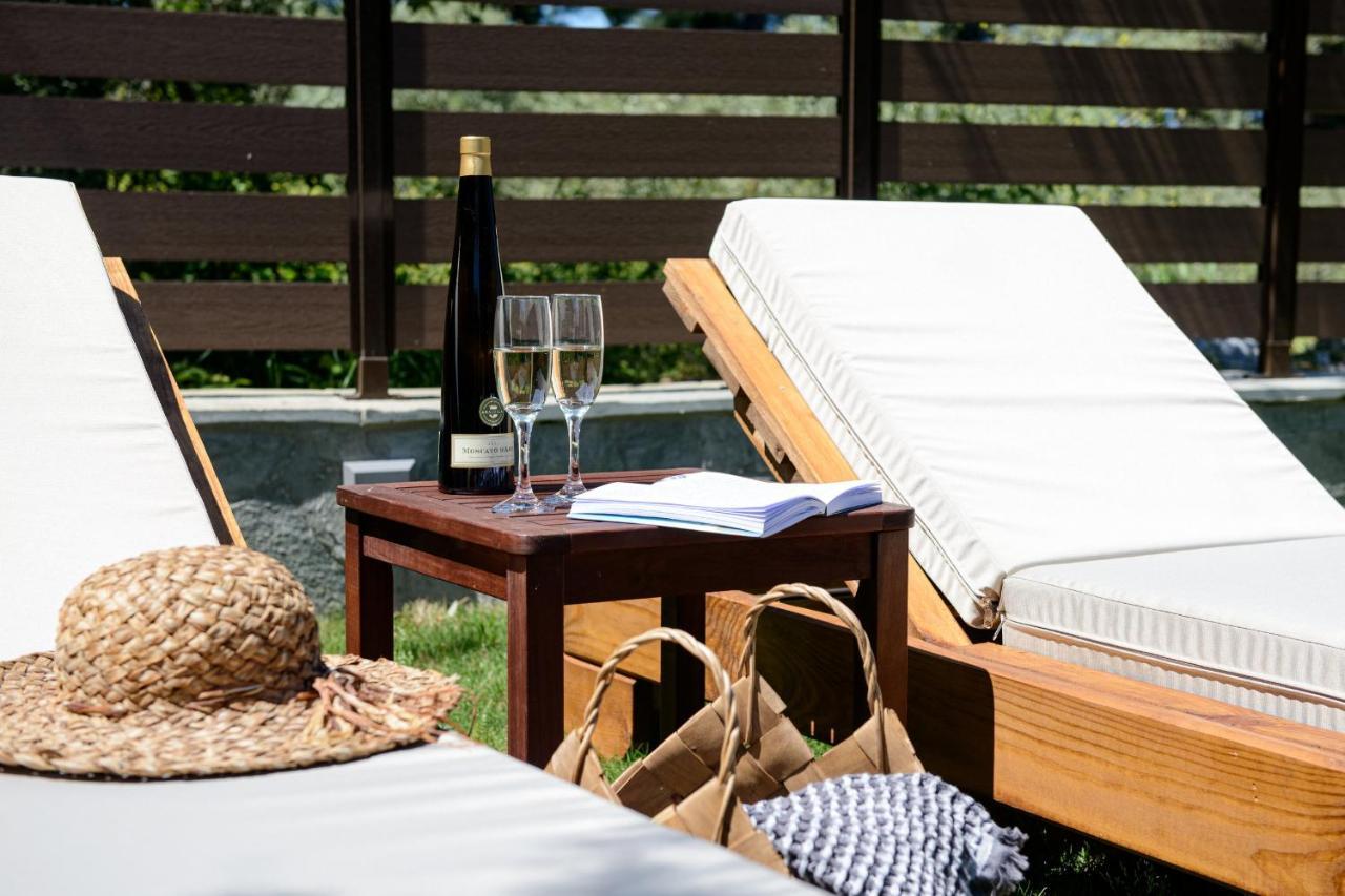 La Terra Petra Villa Skala Rachoni  ภายนอก รูปภาพ