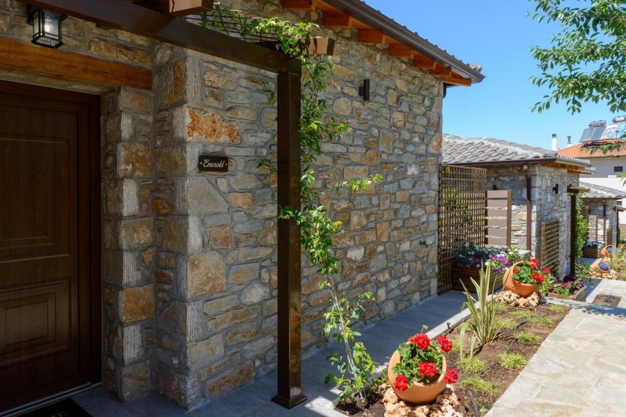 La Terra Petra Villa Skala Rachoni  ภายนอก รูปภาพ