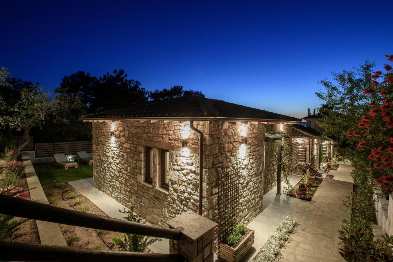 La Terra Petra Villa Skala Rachoni  ภายนอก รูปภาพ